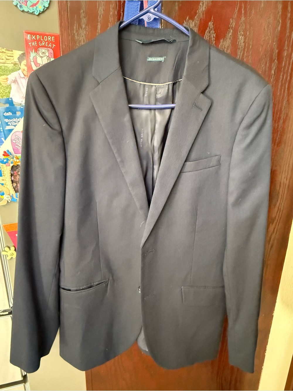 Men's Classic Navy Blazer - Perry Ellis new without tag